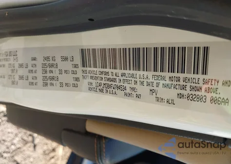 2015 Jeep Cherokee Limited из США, поврежденный, VIN 1C4PJMDBXFW704534